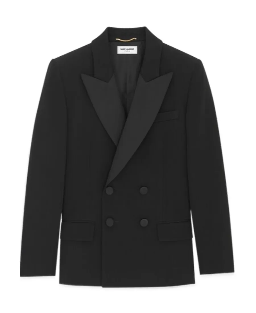 Saint Laurent Tuxedo Double-Breasted Jacket