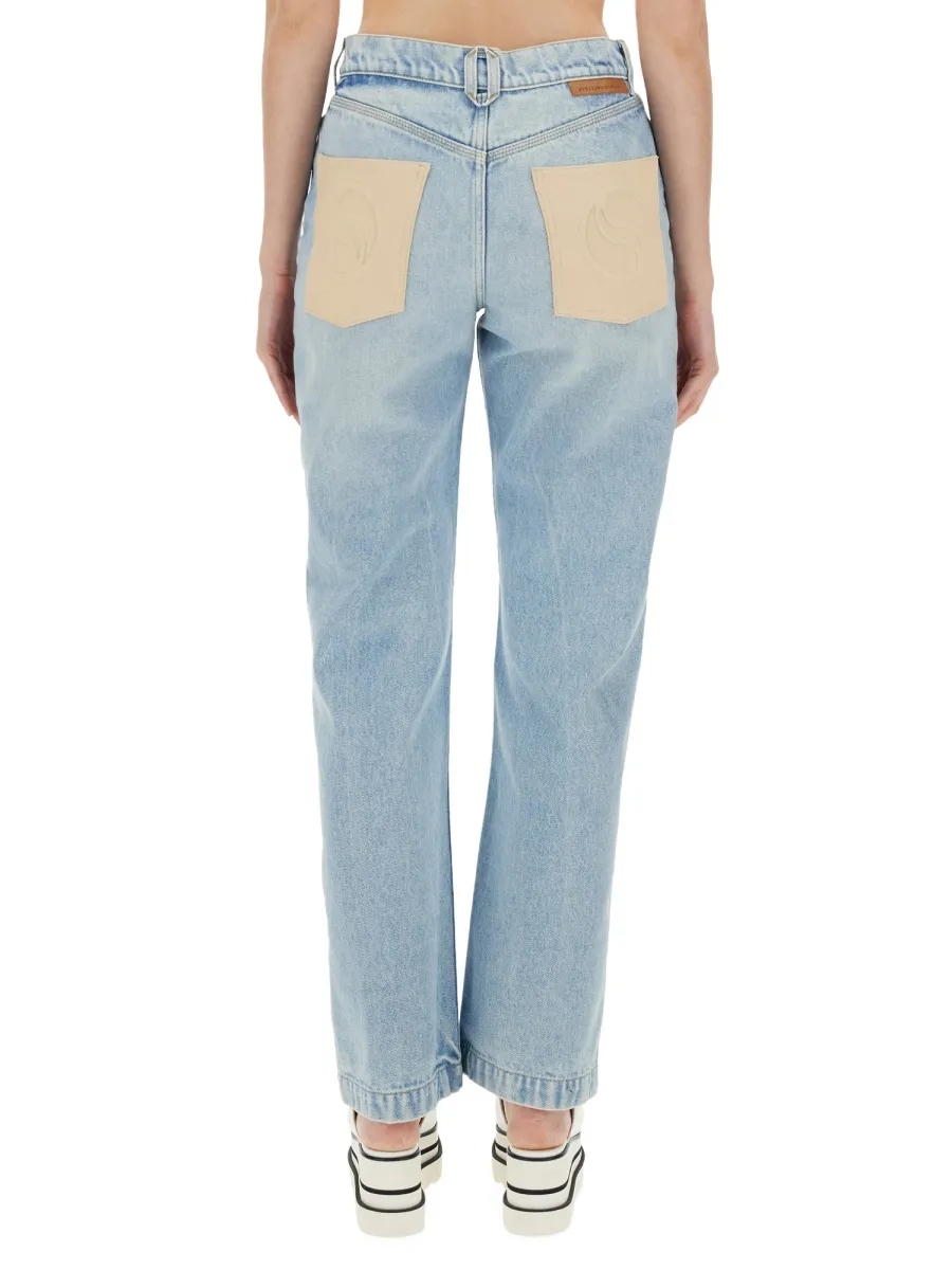 Stella Mccartney Straight-Leg Slim-Cut Jeans
