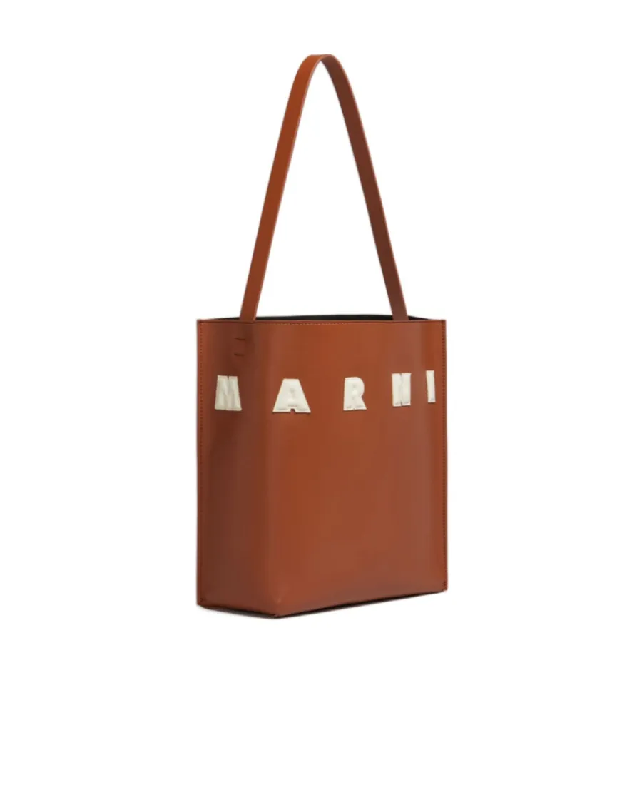 Marni Museo Logo-Patch Small Shoulder Bag