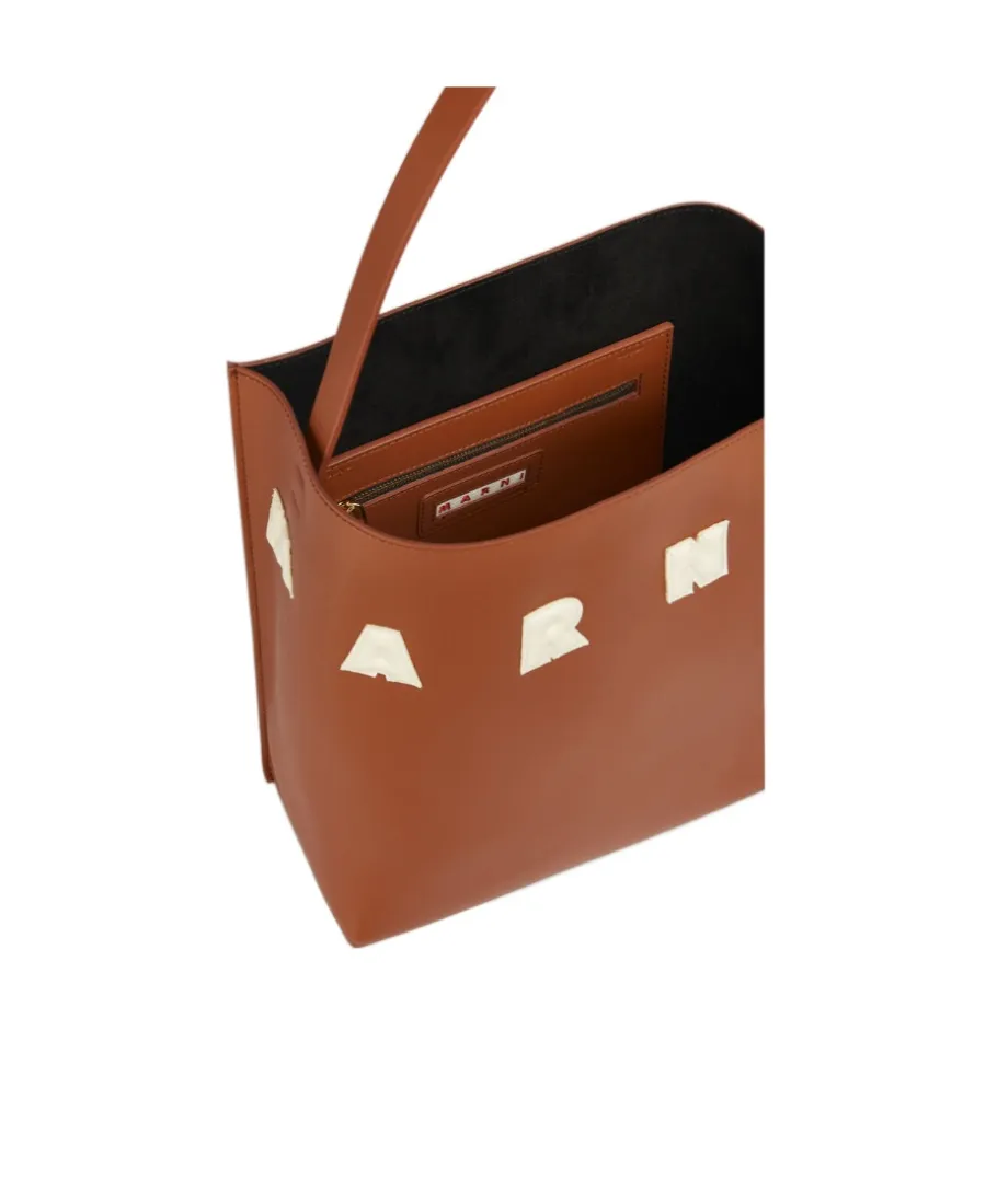 Marni Museo Logo-Patch Small Shoulder Bag