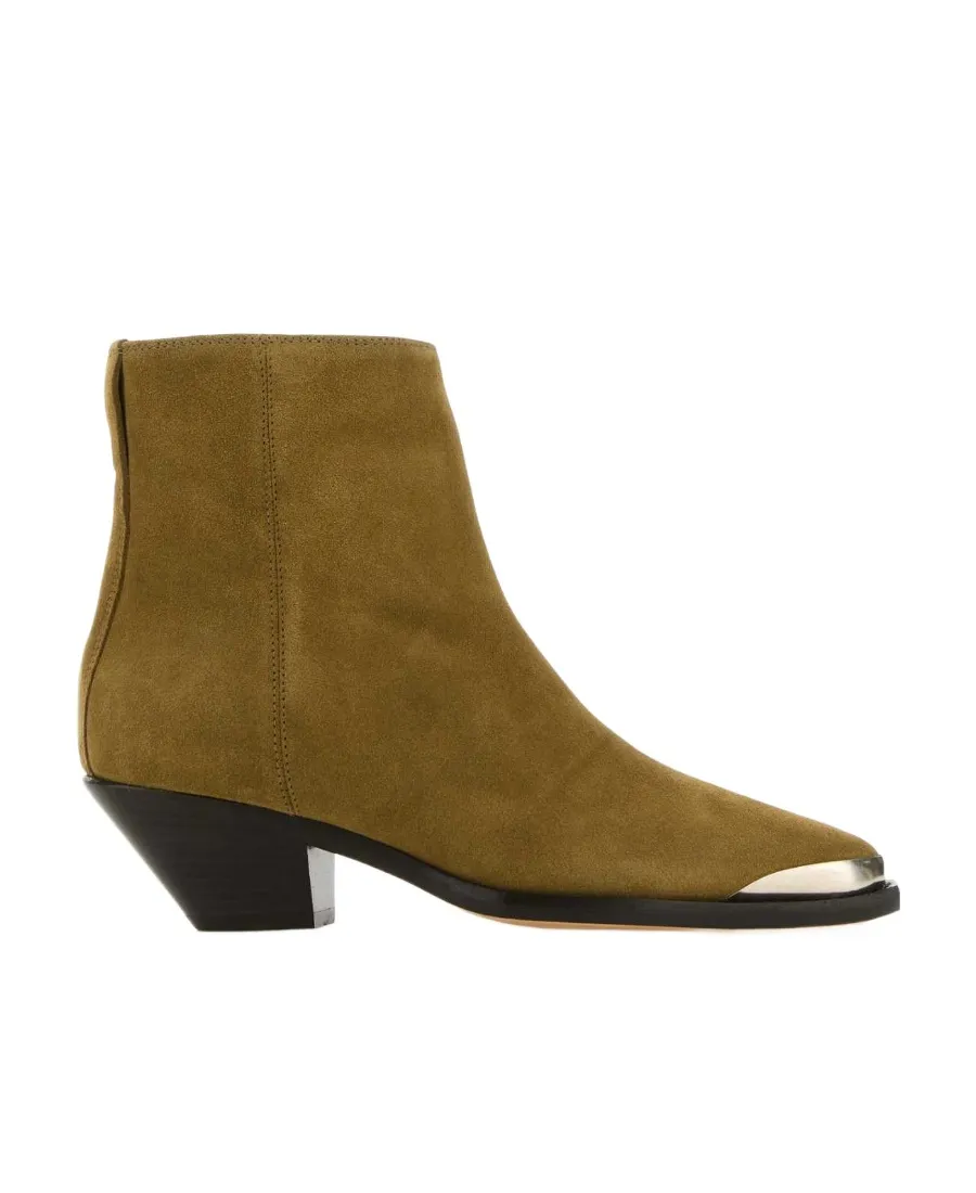 Isabel Marant Pointed Toe Zipped Ankle Boots