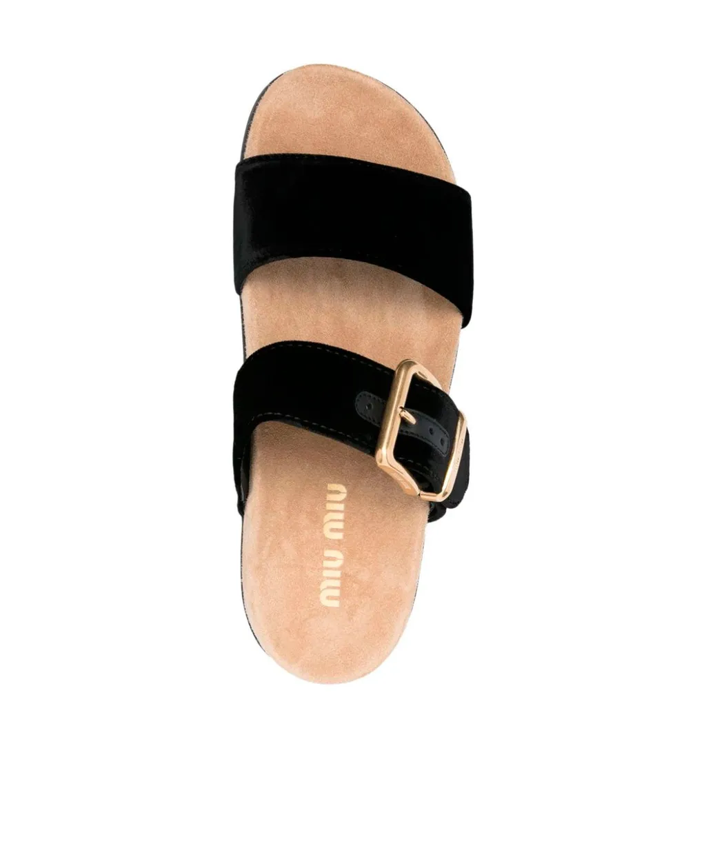 Miu Miu Slip-On Sandals