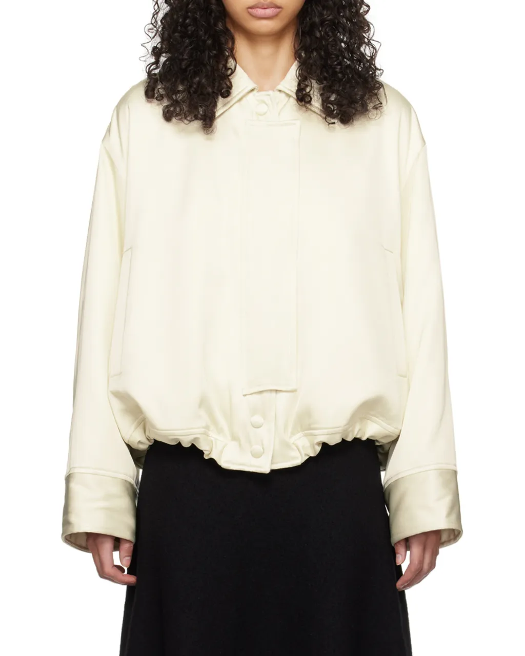 Zippered Long-Sleeved Casual Jacket