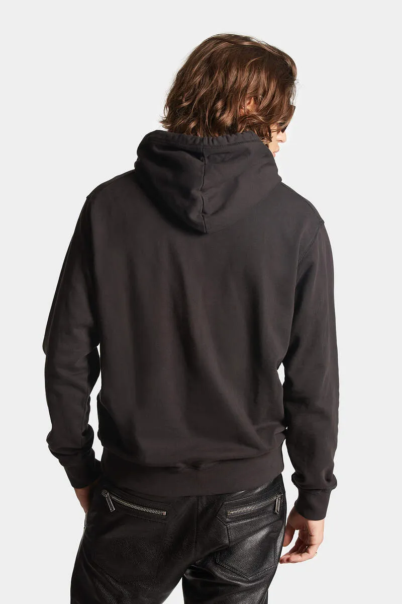 Dsquared2 Logo Printed Drawstring Hoodie