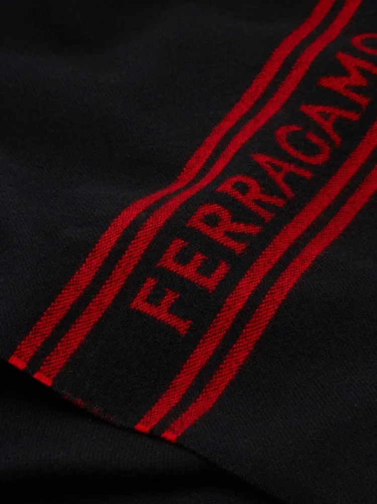 Logo Cashmere Scarf