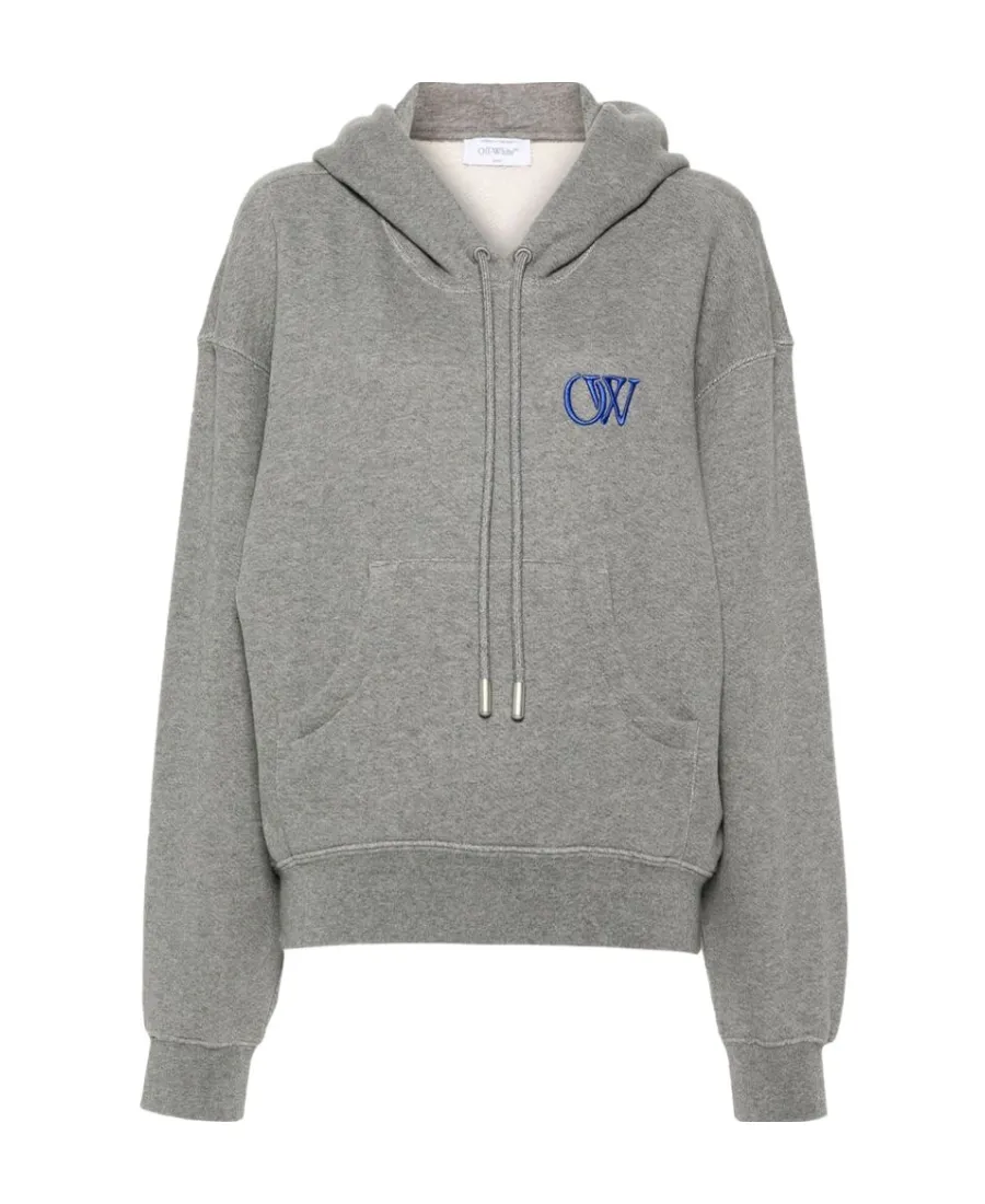 Embroidered-Logo Cotton Hoodie
