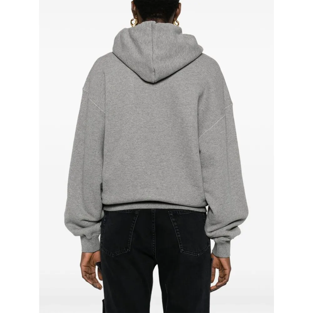 Embroidered-Logo Cotton Hoodie