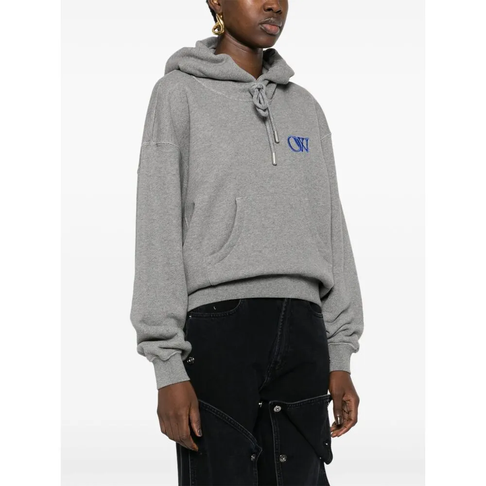 Embroidered-Logo Cotton Hoodie
