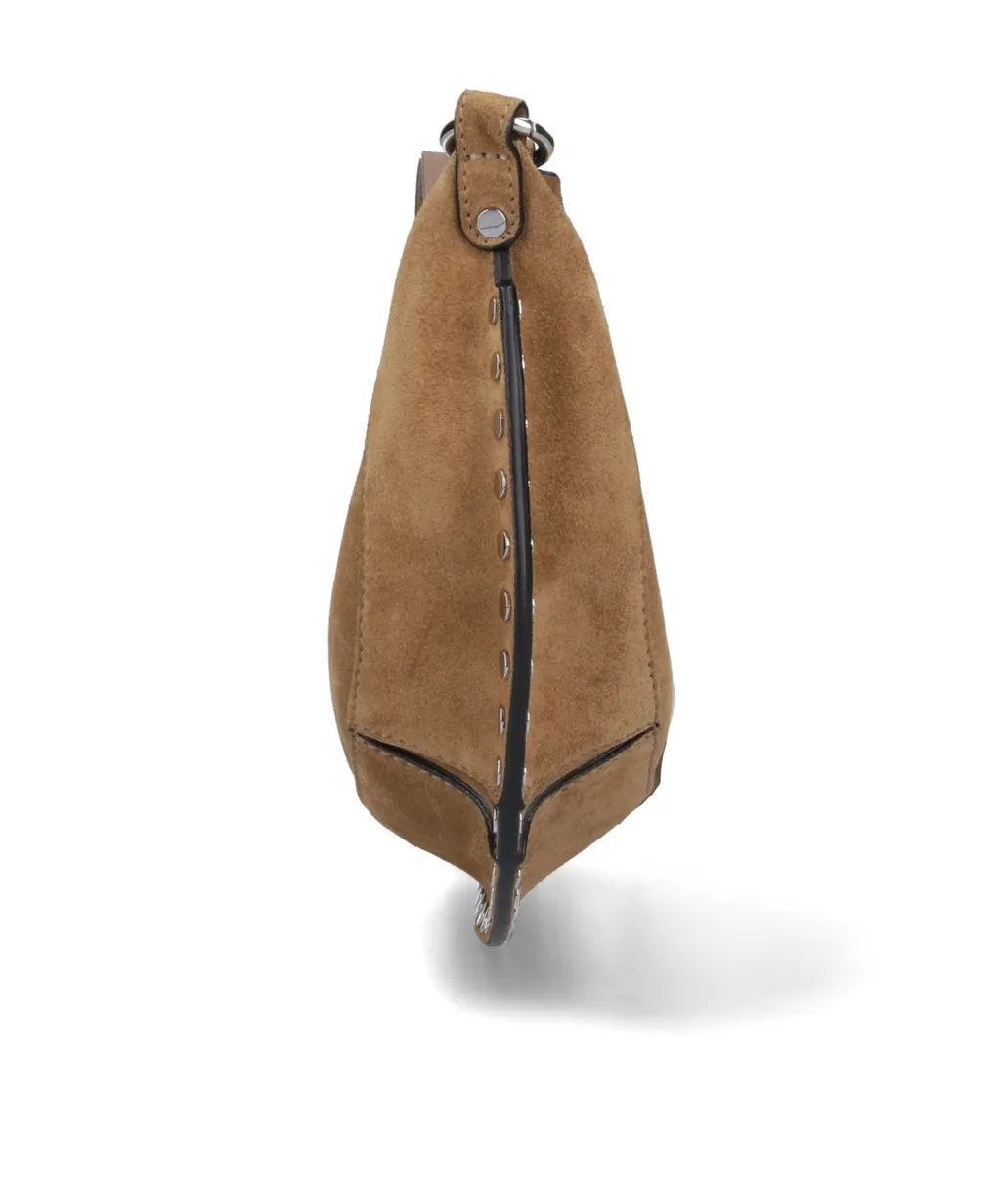 Isabel Marant Oskan Moon Zipped Medium Shoulder Bag