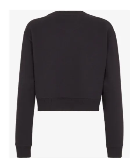 Fendi Logo Embroidered Crewneck Sweatshirt