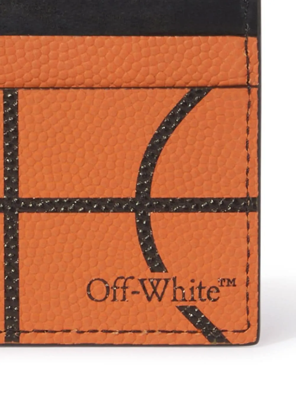 Off-White Basketball Logo Printed Cardholder