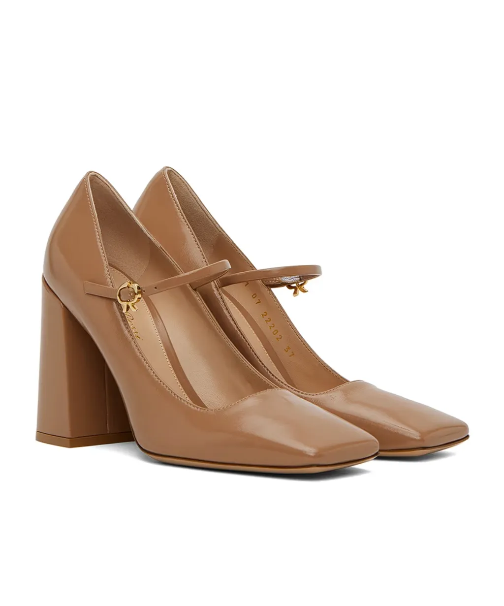 Logo Buckle High Heels