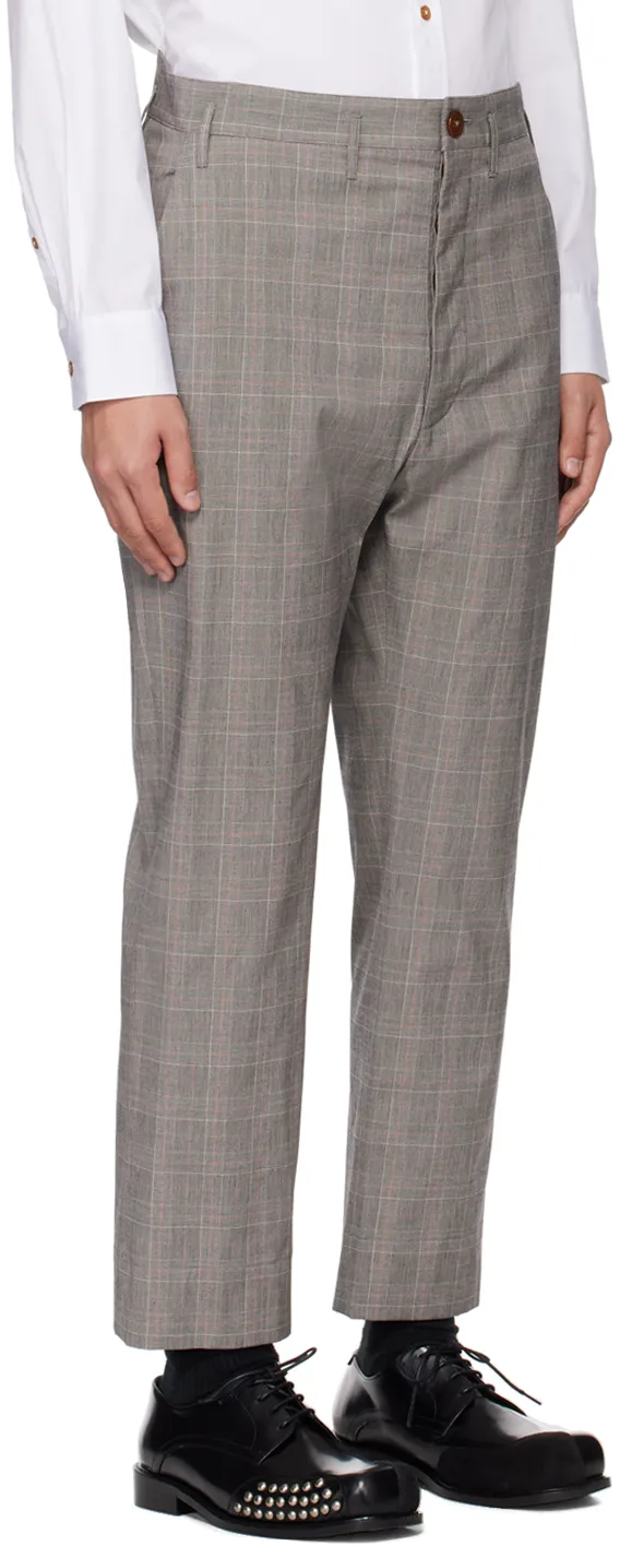 Vivienne Westwood Prince-Of-Wales High-Waist Checked Trousers