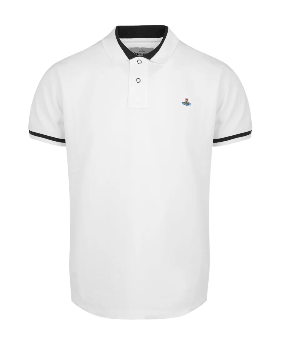 Vivienne Westwood Orb Embroidered Short-Sleeved Polo Shirt