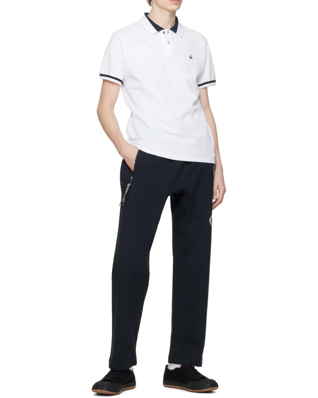 Vivienne Westwood Orb Embroidered Short-Sleeved Polo Shirt