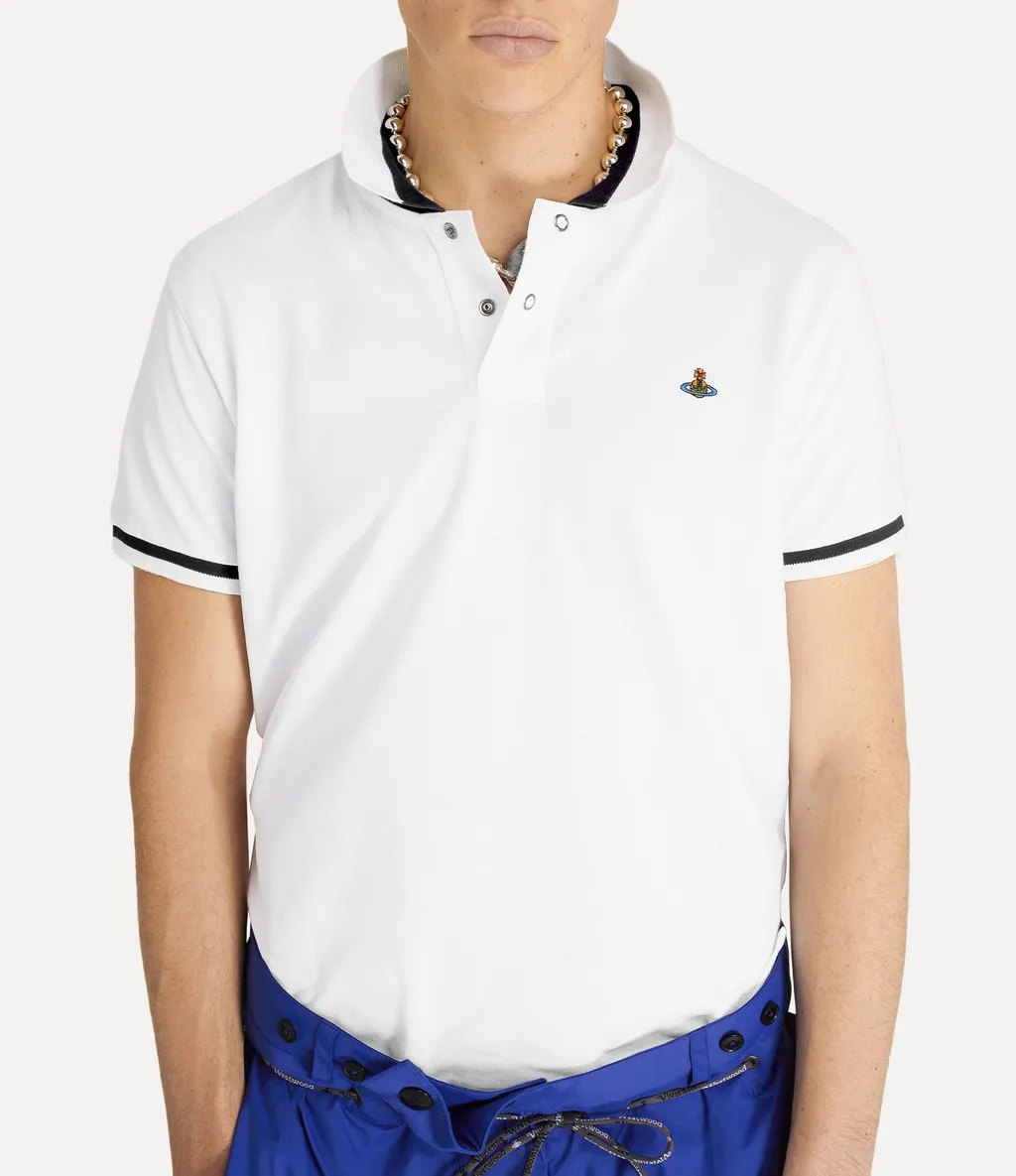 Vivienne Westwood Orb Embroidered Short-Sleeved Polo Shirt