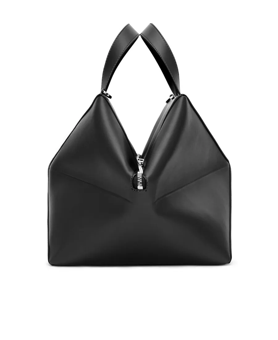 Puzzle Fold Duffle In Shiny Calfskin