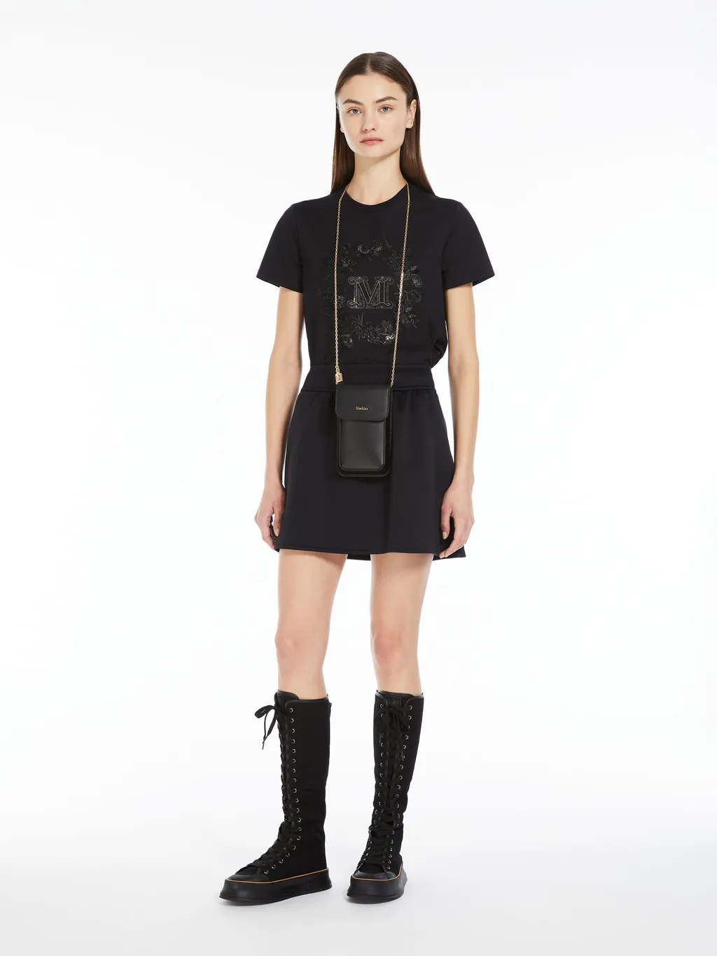 Max Mara Logo Embellished Crewneck T-Shirt
