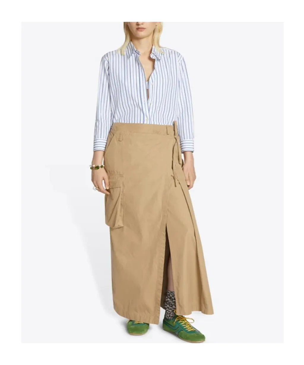 Dries Van Noten Slit Detailed Maxi Skirt