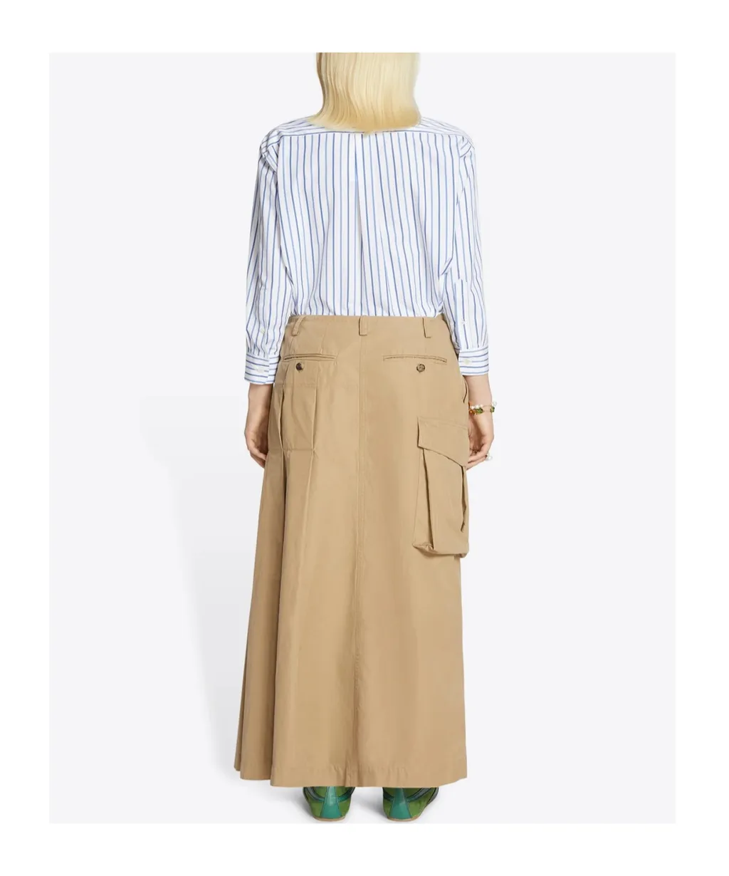 Dries Van Noten Slit Detailed Maxi Skirt