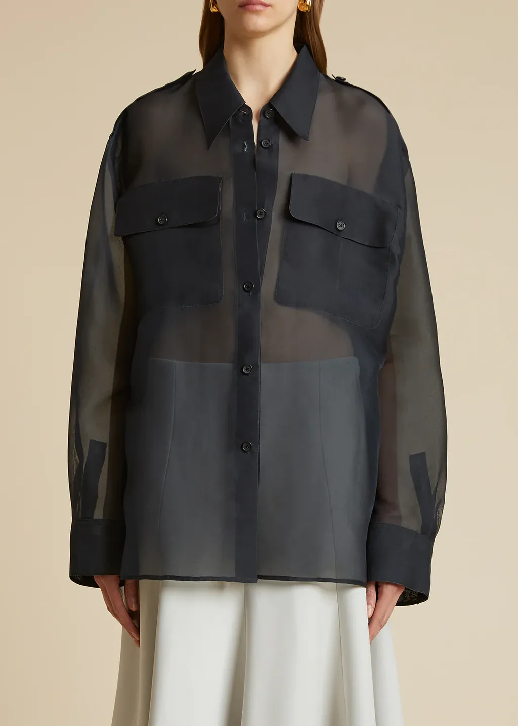 Khaite The Missa Button-Up Shirt