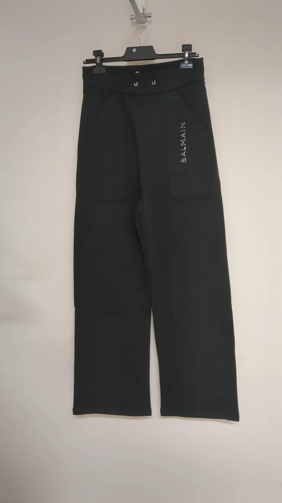 Balmain Drawstring Wide Leg Pants