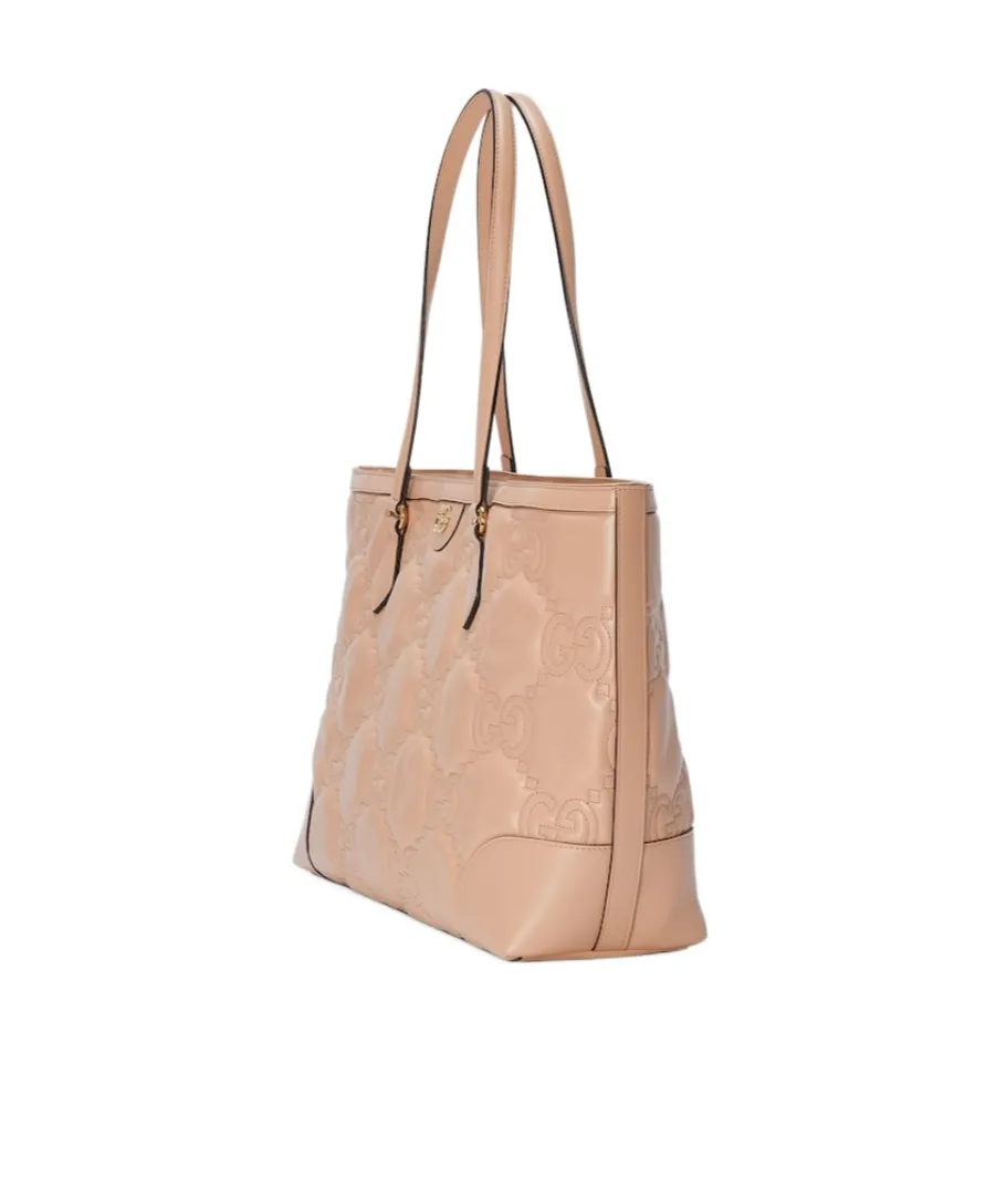 Gucci Gg Quilted Open-Top Tote Bag