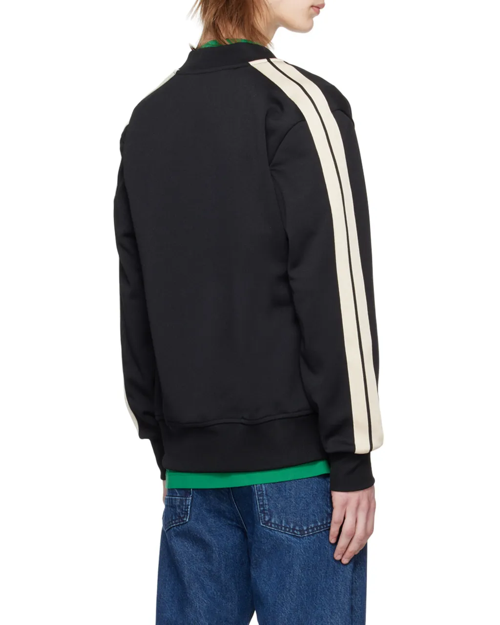 Palm Angels Logo Embroidered Zipped Sweatshirt