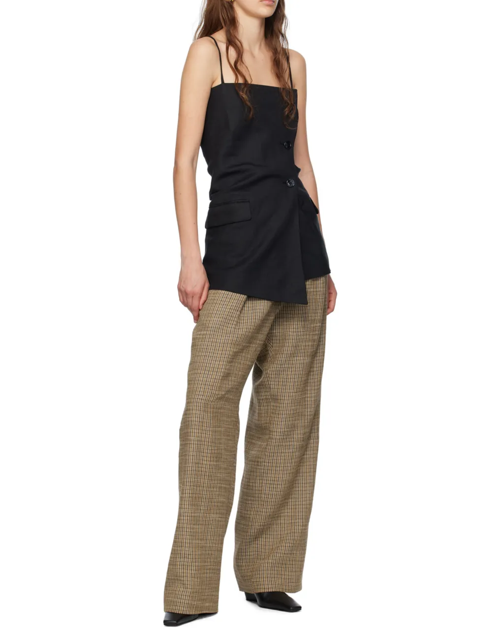 Acne Studios High-Waisted Wide-Leg Trousers