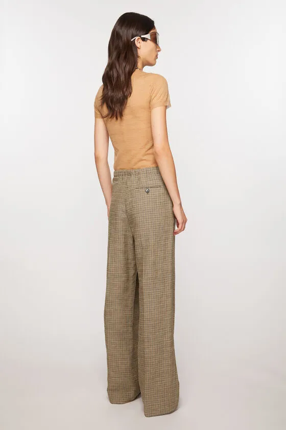Acne Studios High-Waisted Wide-Leg Trousers