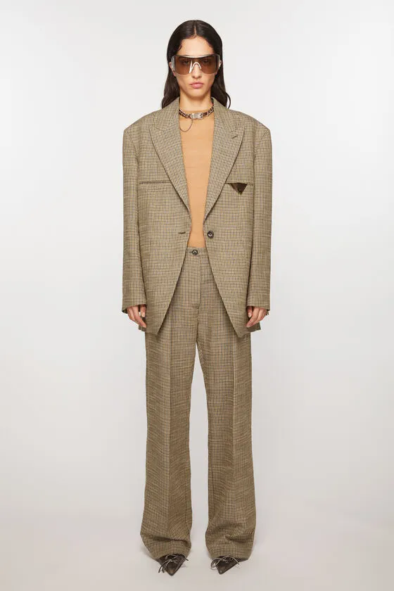 Acne Studios High-Waisted Wide-Leg Trousers