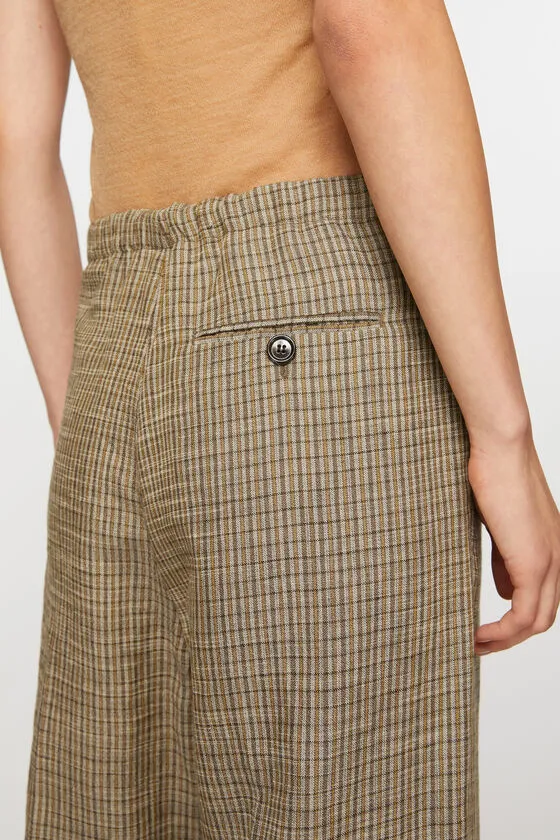 Acne Studios High-Waisted Wide-Leg Trousers