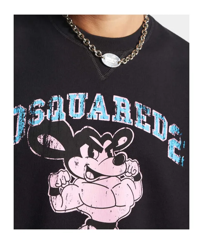Dsquared2 Graphic Printed Crewneck Sweatshirt