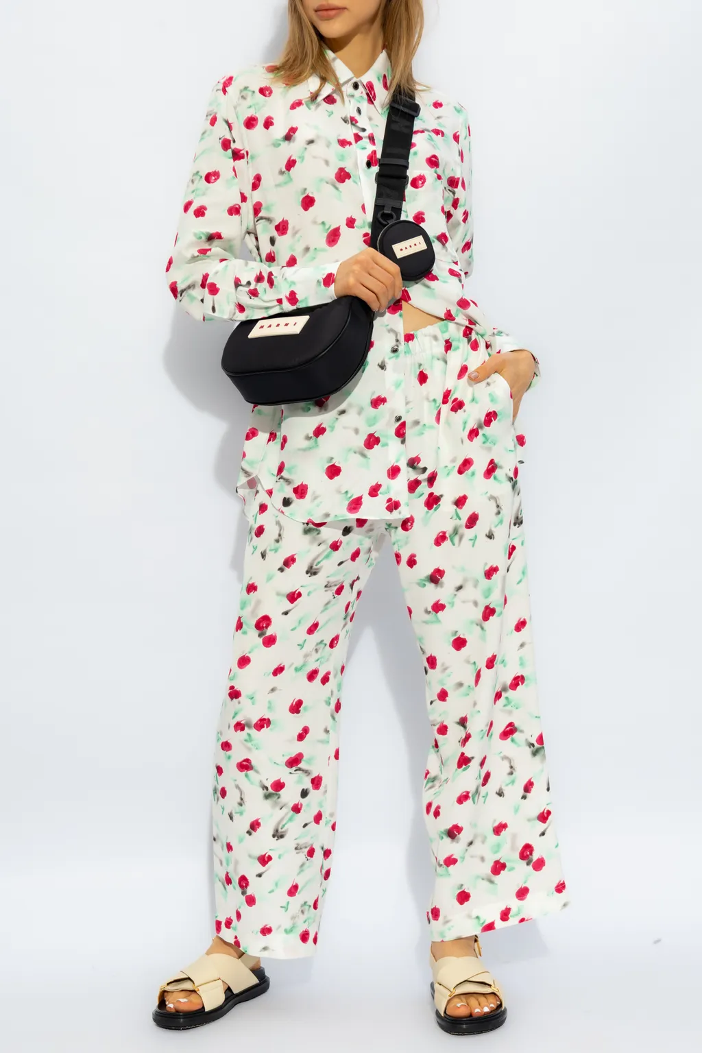 Marni Allover Floral Printed Shirt