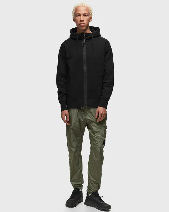 Goggles-Detail Zipped-Up Hoodie