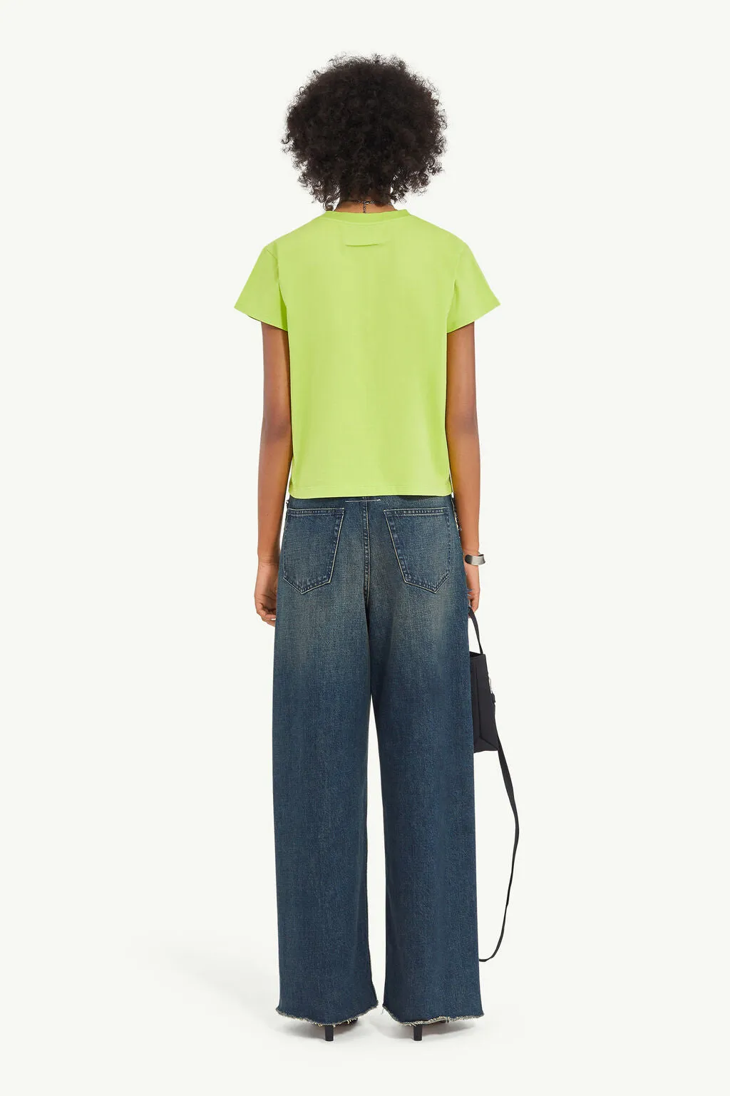 Mm6 Maison Margiela Number-Motif Crewneck T-Shirt
