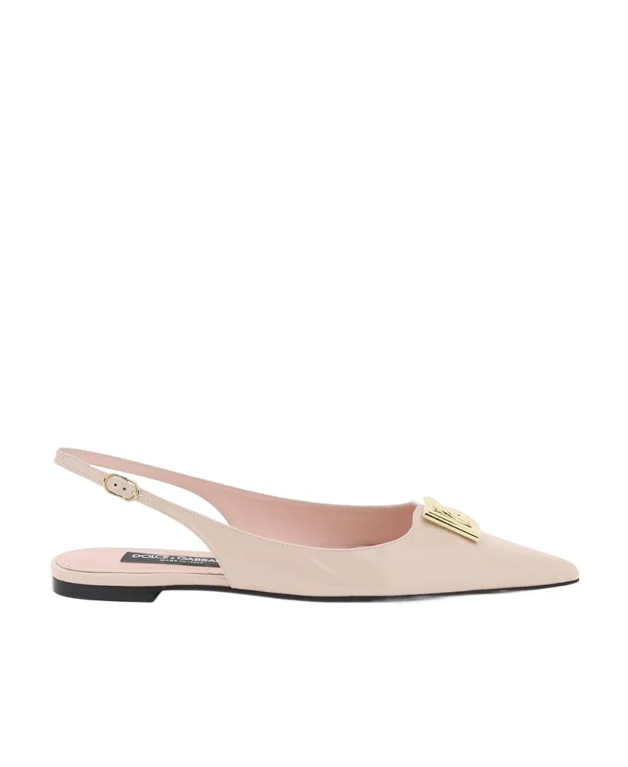 Dolce & Gabbana Dg Plaque Slingbacks