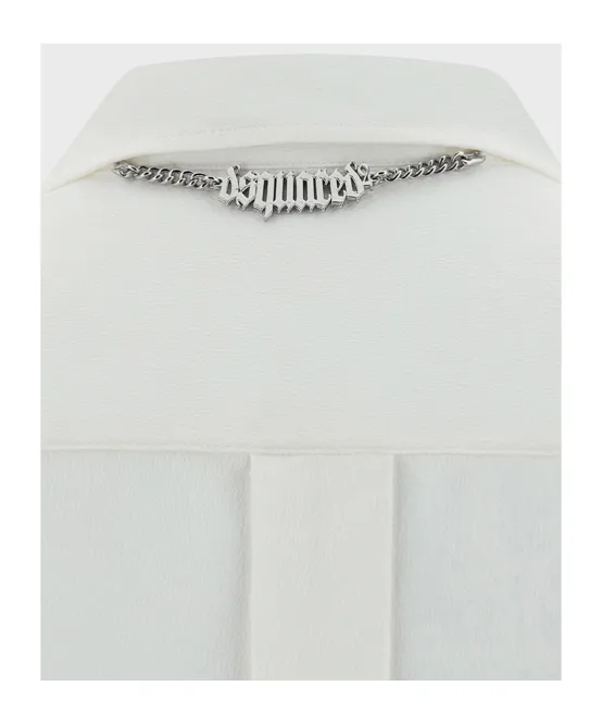 Dsquared2 Buttoned Curved Hem Shirt
