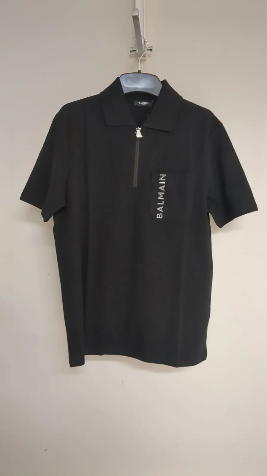 Oversize Half-Zipped Polo Shirt