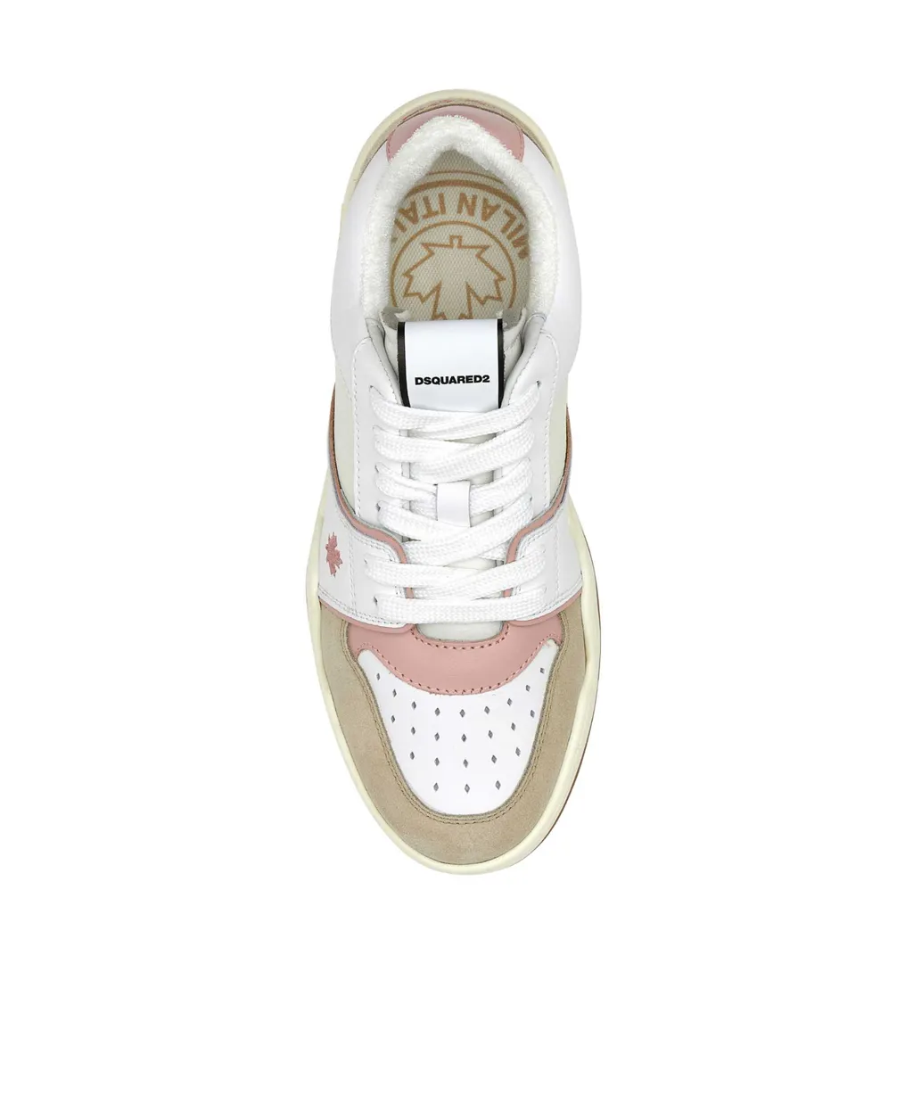 Dsquared2 Patch Embroidered Spiker Sneakers