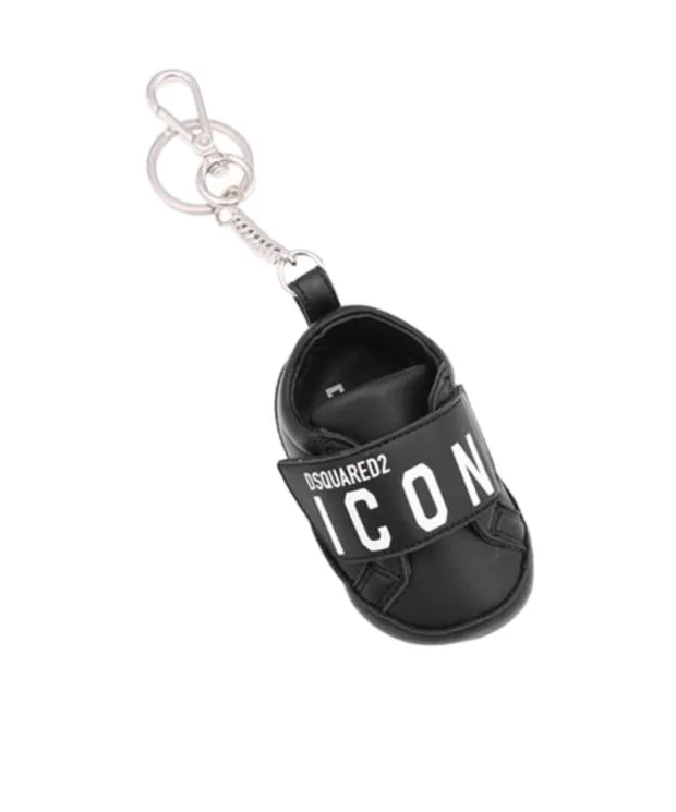 Dsquared2 Logo Printed Shoe Keyring