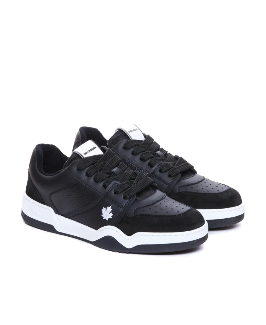 Dsquared2 Logo-Embroidered Low-Top Sneakers
