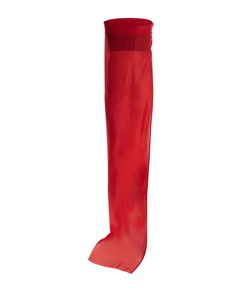 Rick Owens Lido Asymmetric Long Top