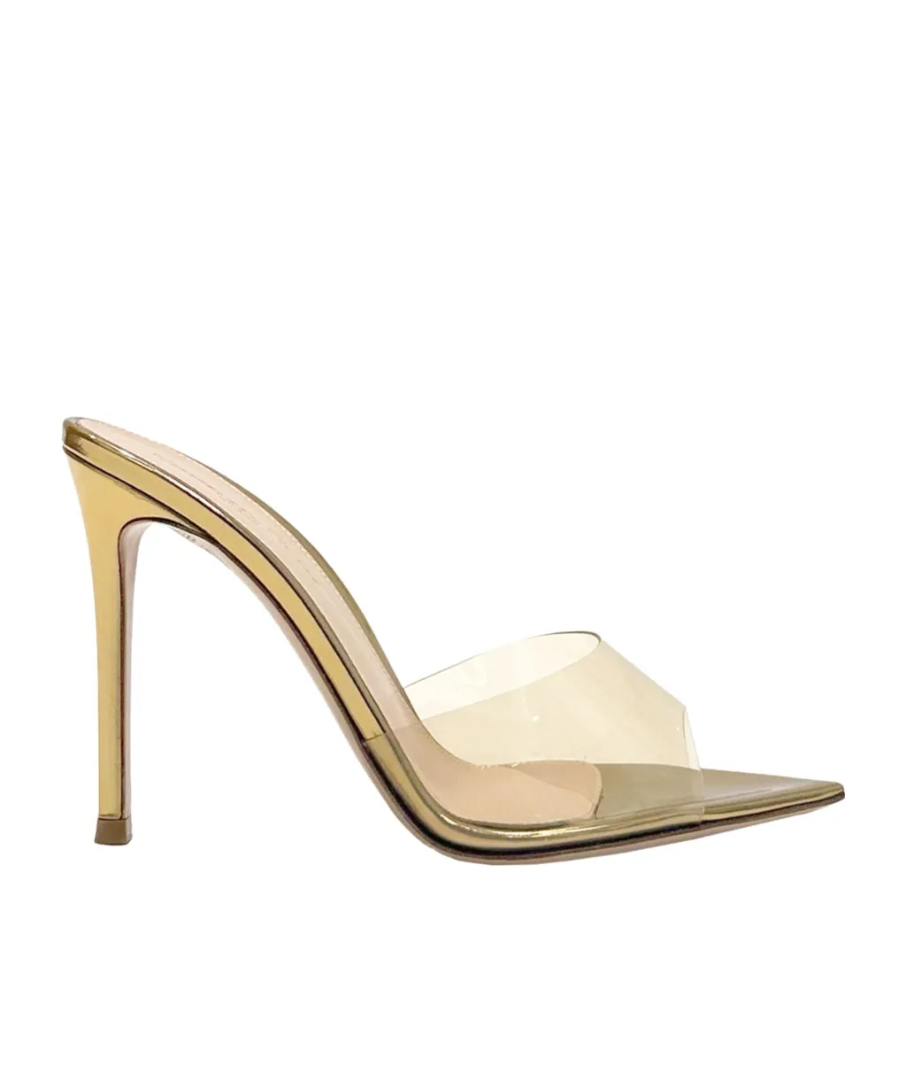 Gianvito Rossi Elle Pointed Toe Slip-On Mules