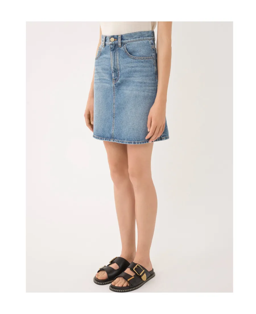 Chloé Denim Mini Skirt