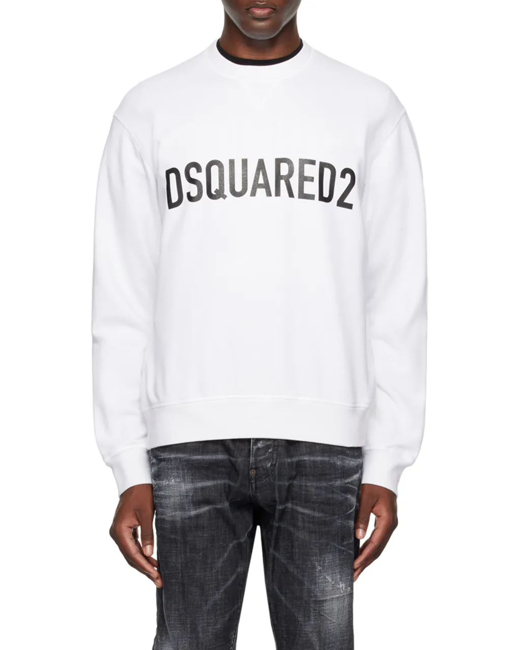 Dsquared2 Logo Printed Crewneck Sweatshirt