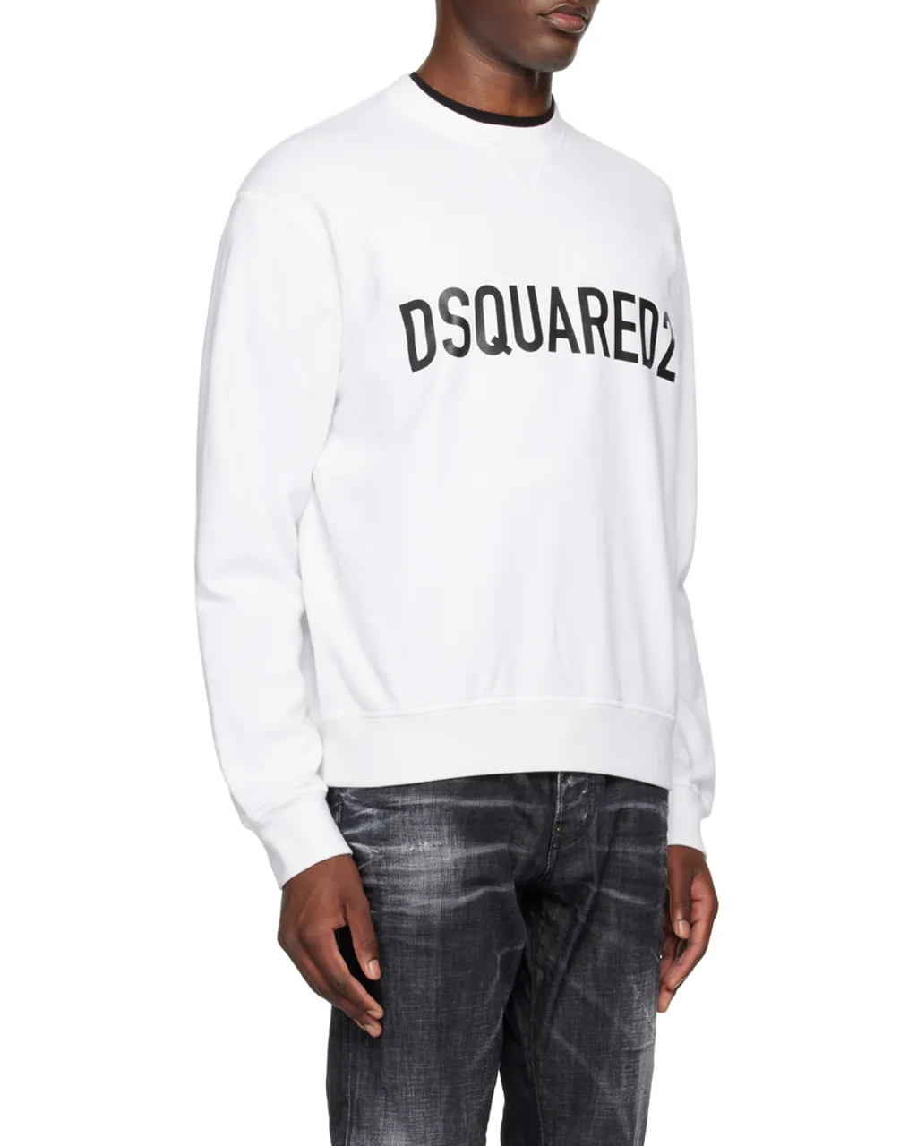 Dsquared2 Logo Printed Crewneck Sweatshirt