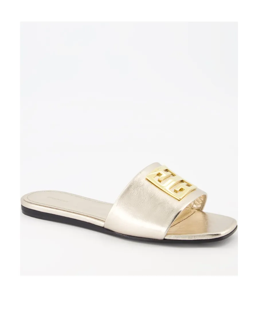 Givenchy 4G Plaque Square Toe Sandals