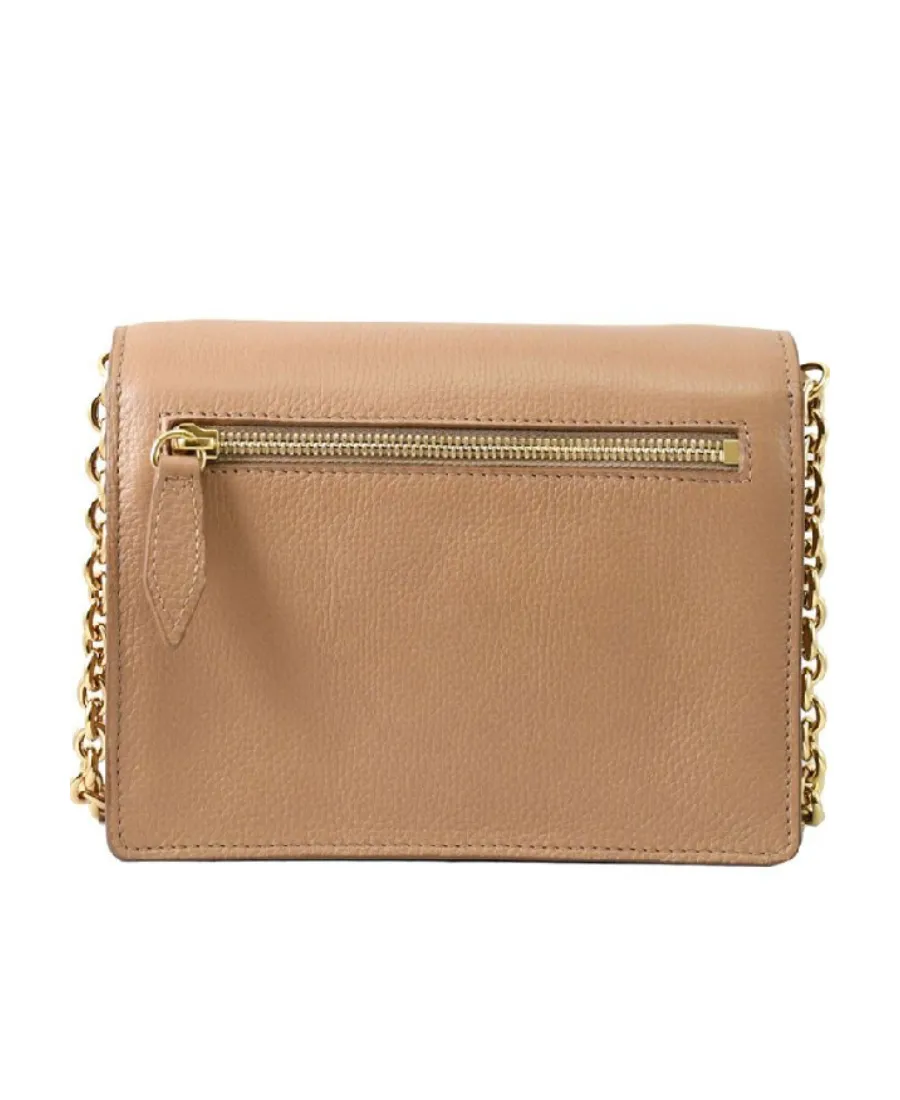 Striped Flip Shoulder Bag