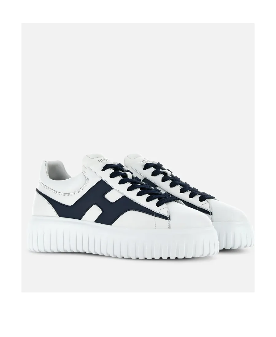 H-Stripes Leather Sneakers